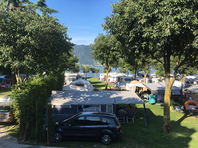 camping Riva di San Pietro aan lago d'iseo